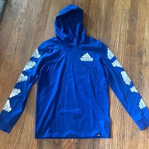 Adidas hooded long sleeve T-shirt